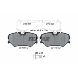 TEXTAR 2316901 Juego de pastillas de freno