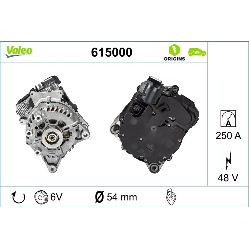 VALEO 615000 Alternador arrancador