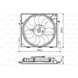 VALEO 696873 Ventilador, refrigeración del motor
