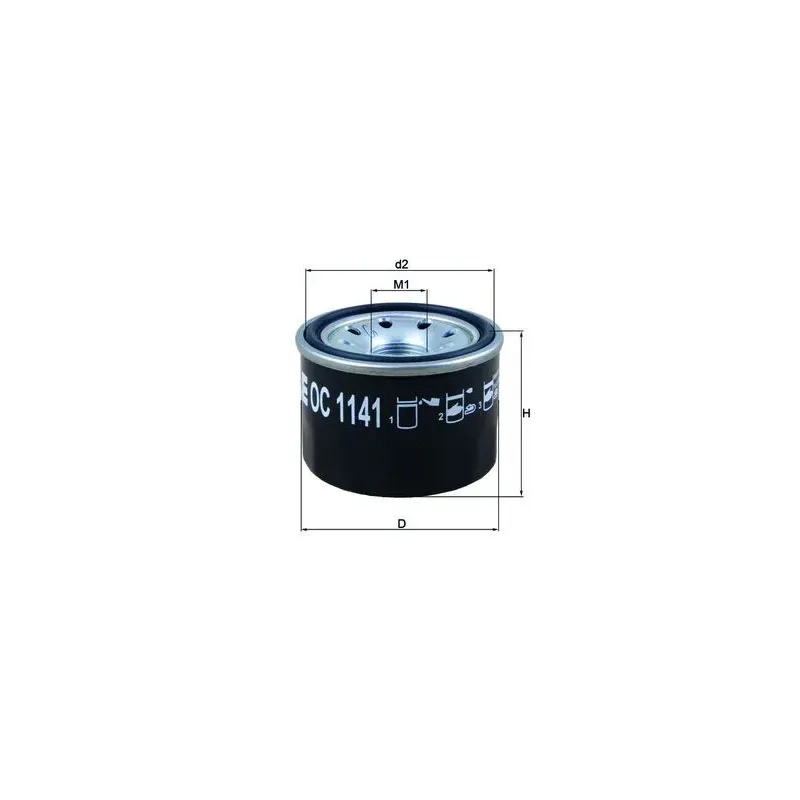 MAHLE OC 1141 Filtro de aceite