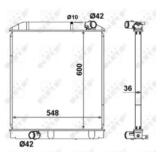 NRF 58442 Refrigerador, batería accionamiento