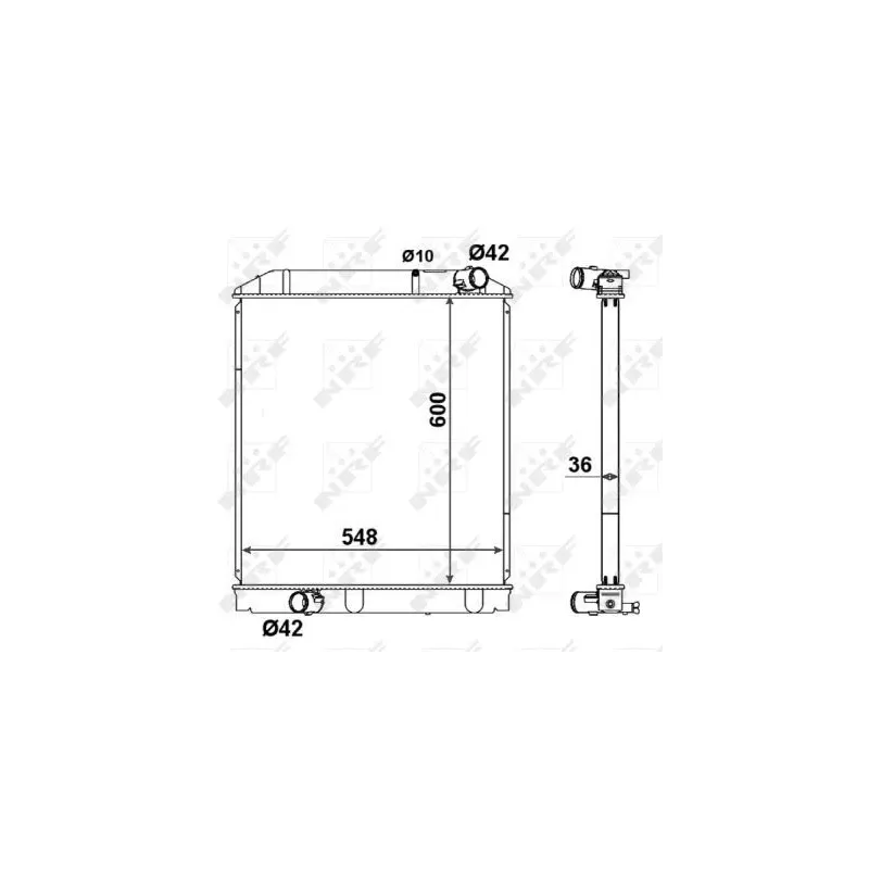 NRF 58442 Refrigerador, batería accionamiento