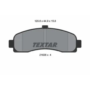 TEXTAR 2162601 Juego de pastillas de freno