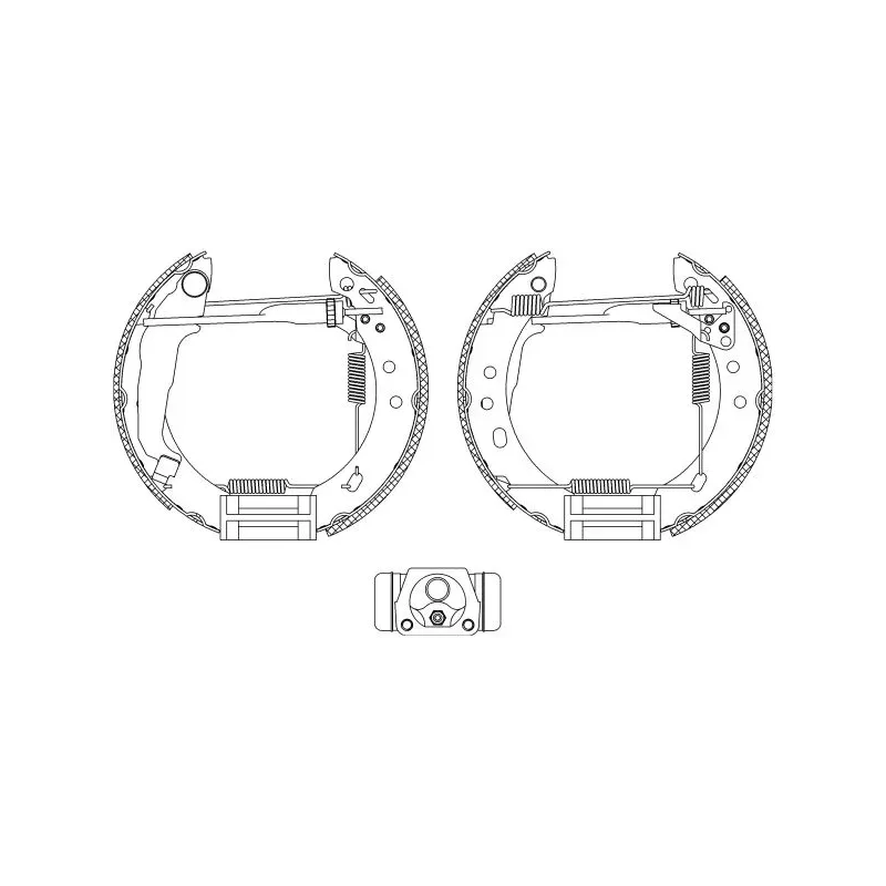 TEXTAR 84047200 Juego de zapatas de frenos