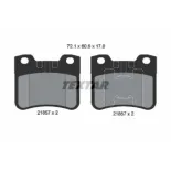 TEXTAR 2185701 Juego de pastillas de freno