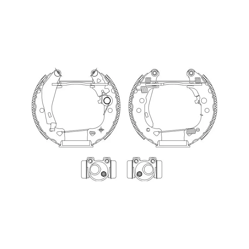 TEXTAR 84038002 Juego de zapatas de frenos