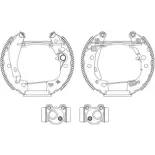 TEXTAR 84038002 Juego de zapatas de frenos