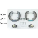 TEXTAR 84038002 Juego de zapatas de frenos