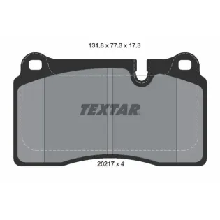 TEXTAR 2021701 Juego de pastillas de freno