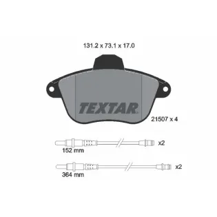 TEXTAR 2150701 Juego de pastillas de freno