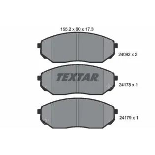 TEXTAR 2409201 Juego de pastillas de freno