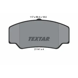 TEXTAR 2114103 Juego de pastillas de freno
