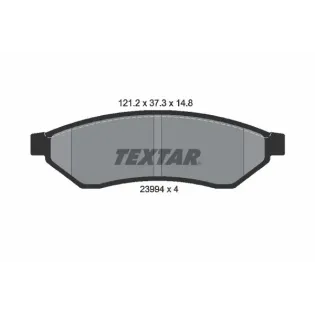 TEXTAR 2399401 Juego de pastillas de freno
