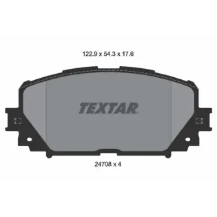 TEXTAR 2470801 Juego de pastillas de freno