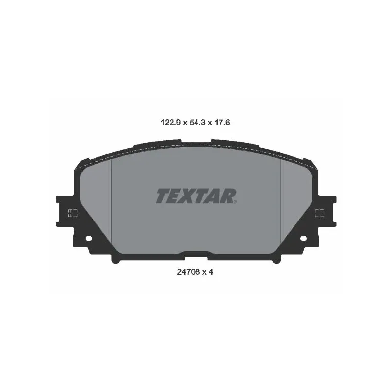 TEXTAR 2470801 Juego de pastillas de freno