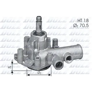 DOLZ M140 Bomba de agua, refrigeración del motor