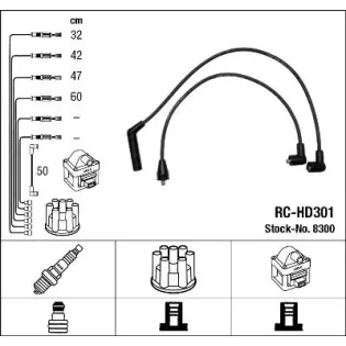 NGK 8300 Juego de cables de encendido