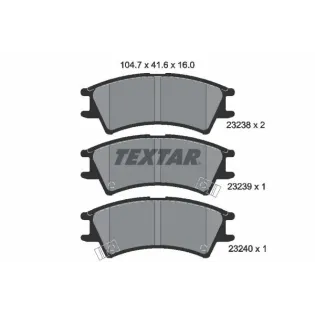 TEXTAR 2323802 Juego de pastillas de freno