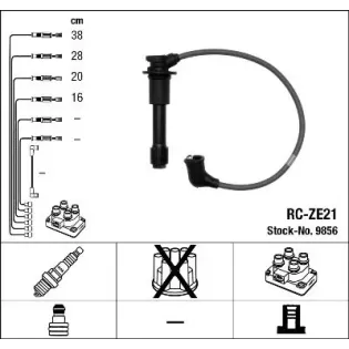 NGK 9856 Juego de cables de encendido