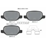 TEXTAR 2541101 Juego de pastillas de freno