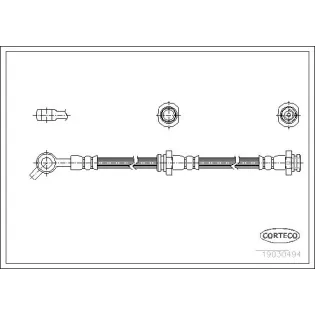 CORTECO 19030494 Tubo flexible de frenos