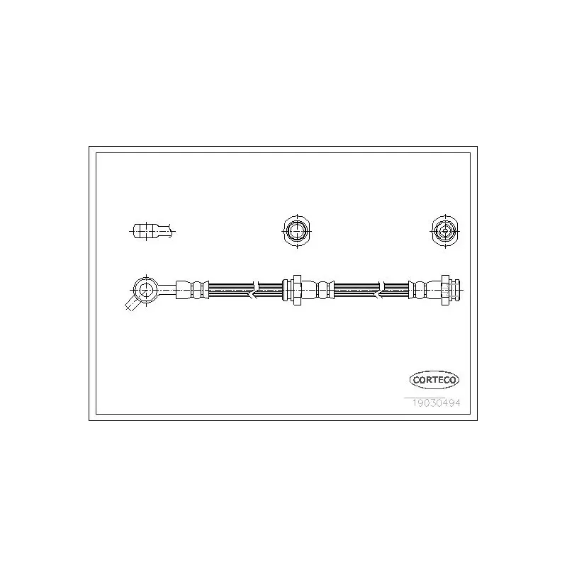 CORTECO 19030494 Tubo flexible de frenos