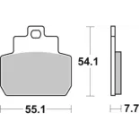 Pastillas de freno moto Brembo genuinas 07061