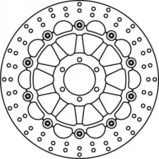 Disco de freno Brembo Genuine Ducati-Guzzi-Yamaha 108489993