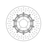 Disco de freno moto Brembo fijo Serie Oro 178B40836