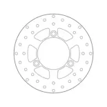 Disco de freno moto Brembo fijo Serie Oro 68B40729