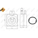 NRF 31304 Radiador de aceite, aceite motor