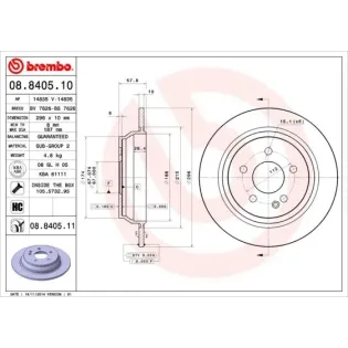 AP 14835 Disco de freno