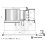 BLUE PRINT ADBP230044 Filtro combustible