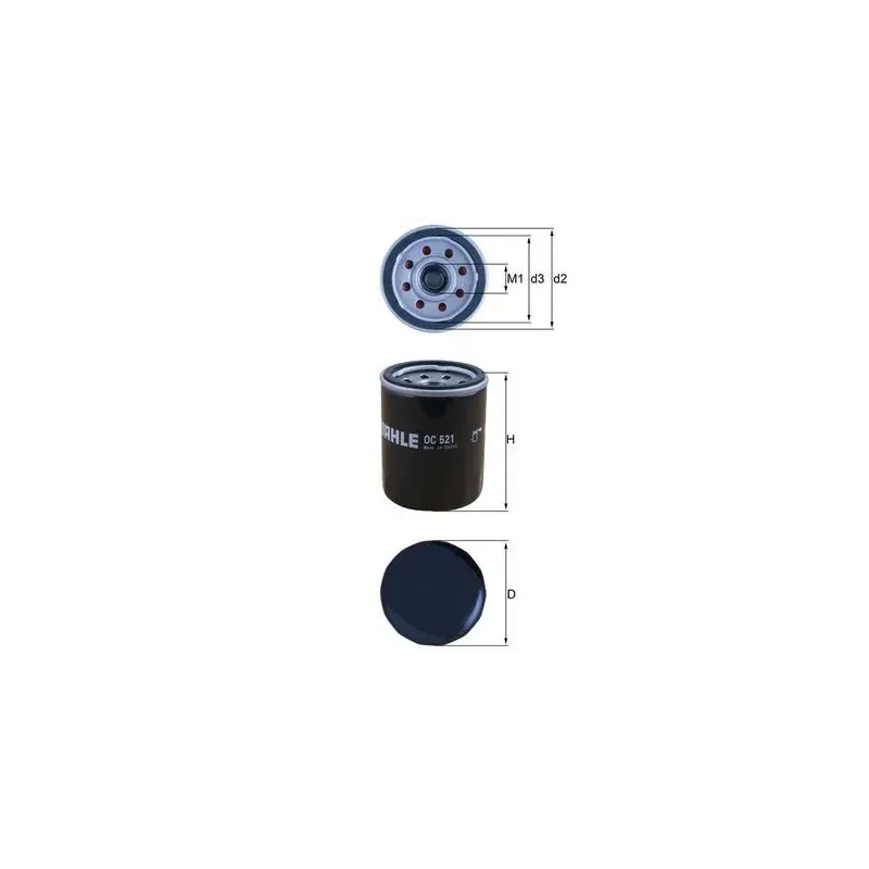 MAHLE OC521 Filtro de aceite