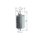 BOSCH 0450915003 Filtro combustible