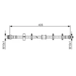 BOSCH 1987476445 Tubo flexible de frenos