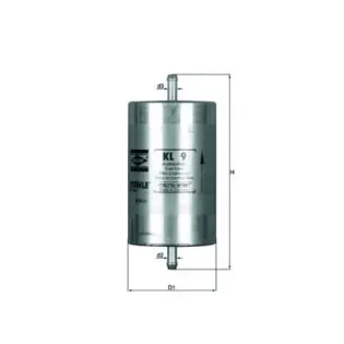 MAHLE KL9 Filtro combustible