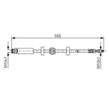 BOSCH 1987476793 Tubo flexible de frenos