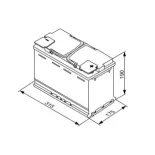 BOSCH 0092S5A110 Batería de arranque