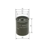 BOSCH 0986452041 Filtro de aceite