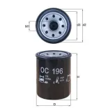 MAHLE OC196 Filtro de aceite