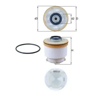 MAHLE KX586D Filtro combustible