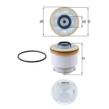 MAHLE KX586D Filtro combustible