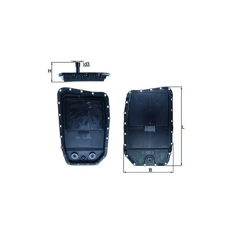 MAHLE HX152 Cárter de aceite, caja automática