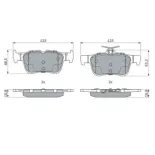 BOSCH 0986494888 Juego de pastillas de freno