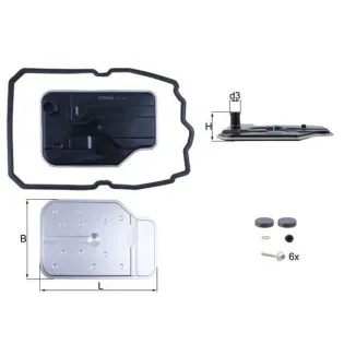 MAHLE HX230KIT Filtro hidráulico, transmisión automática