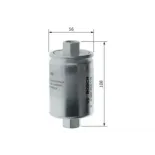 BOSCH 0986450119 Filtro combustible