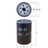 MAHLE OC47 Filtro de aceite