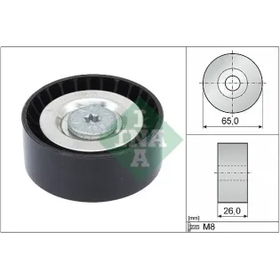 Schaeffler INA 532057110 Polea inversión/guía, correa poli V