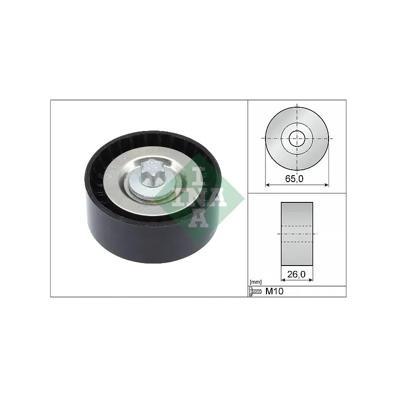 Schaeffler INA 532057010 Polea inversión/guía, correa poli V
